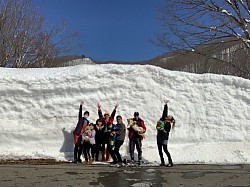 雪は3mほど積もります